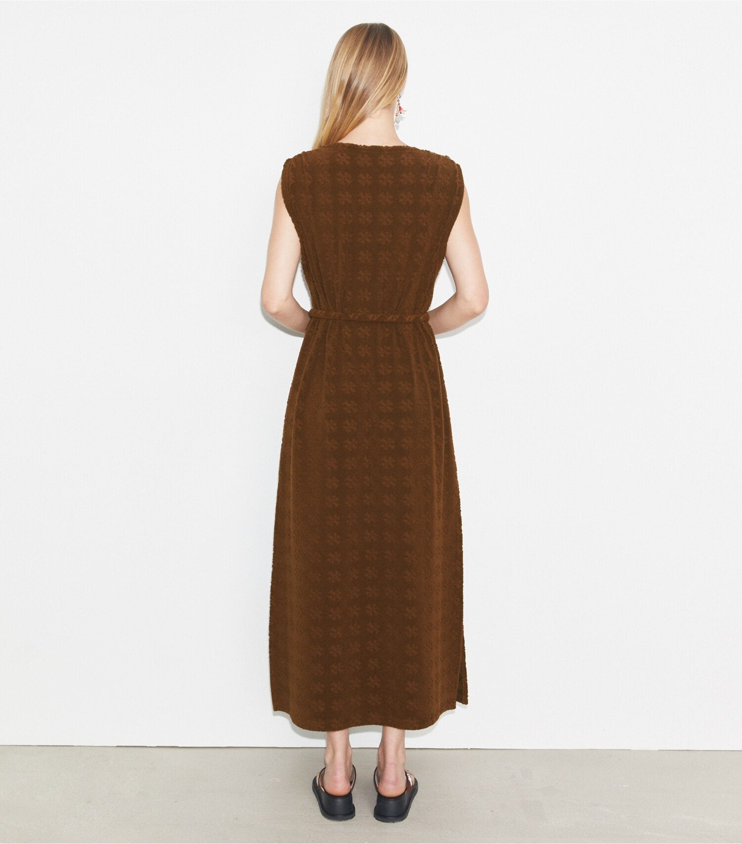 Terry Jacquard Maxi Dress
