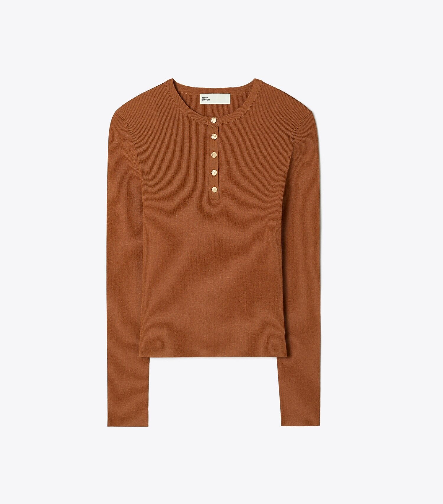Ribbed Viscose Henley