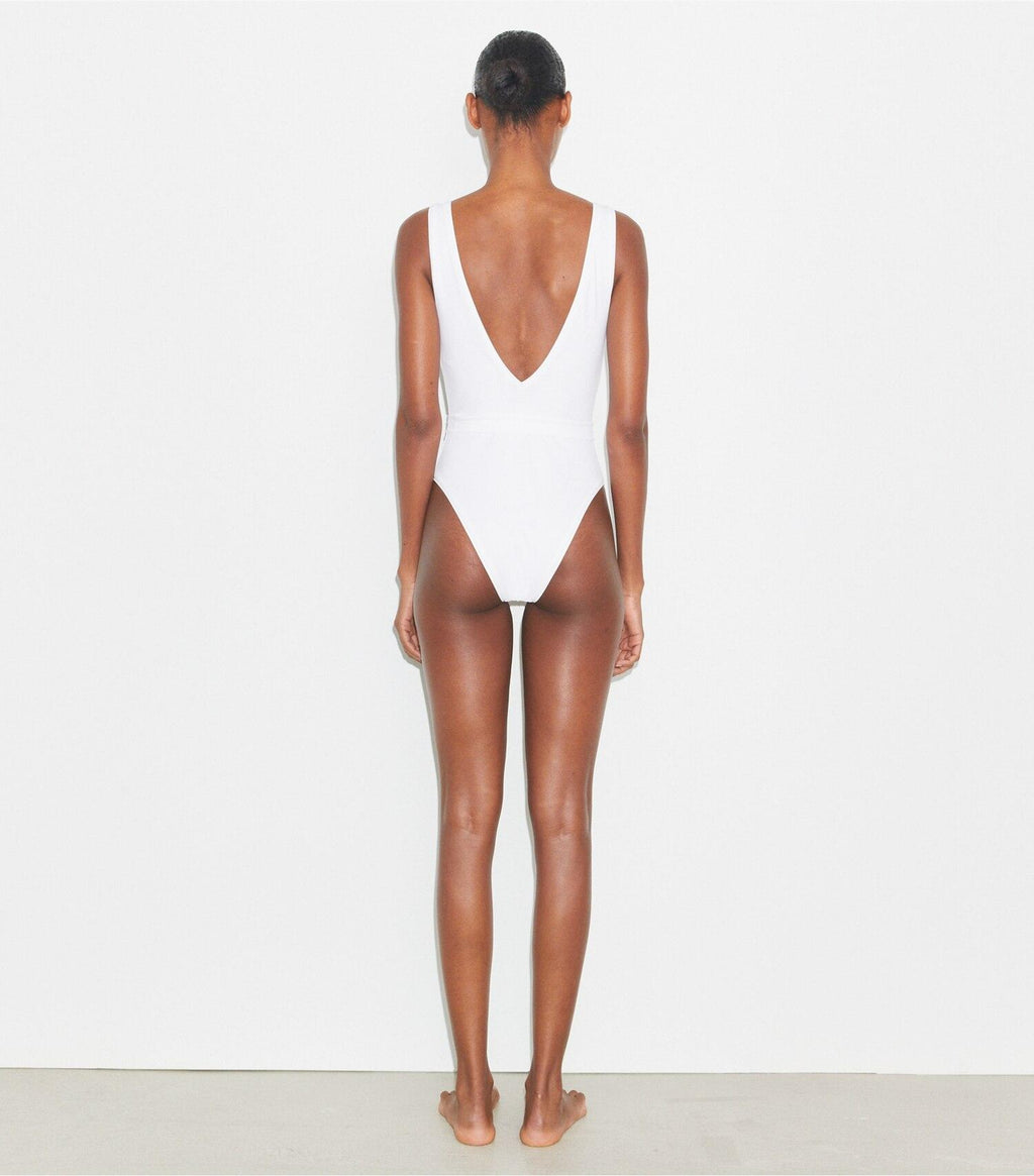 Belted Logo Swimsuit