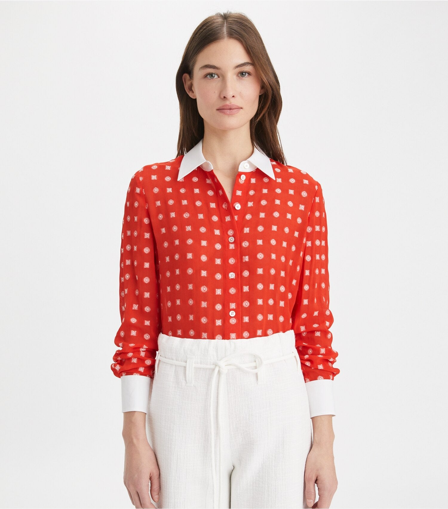 Colorblock Jacquard Shirt