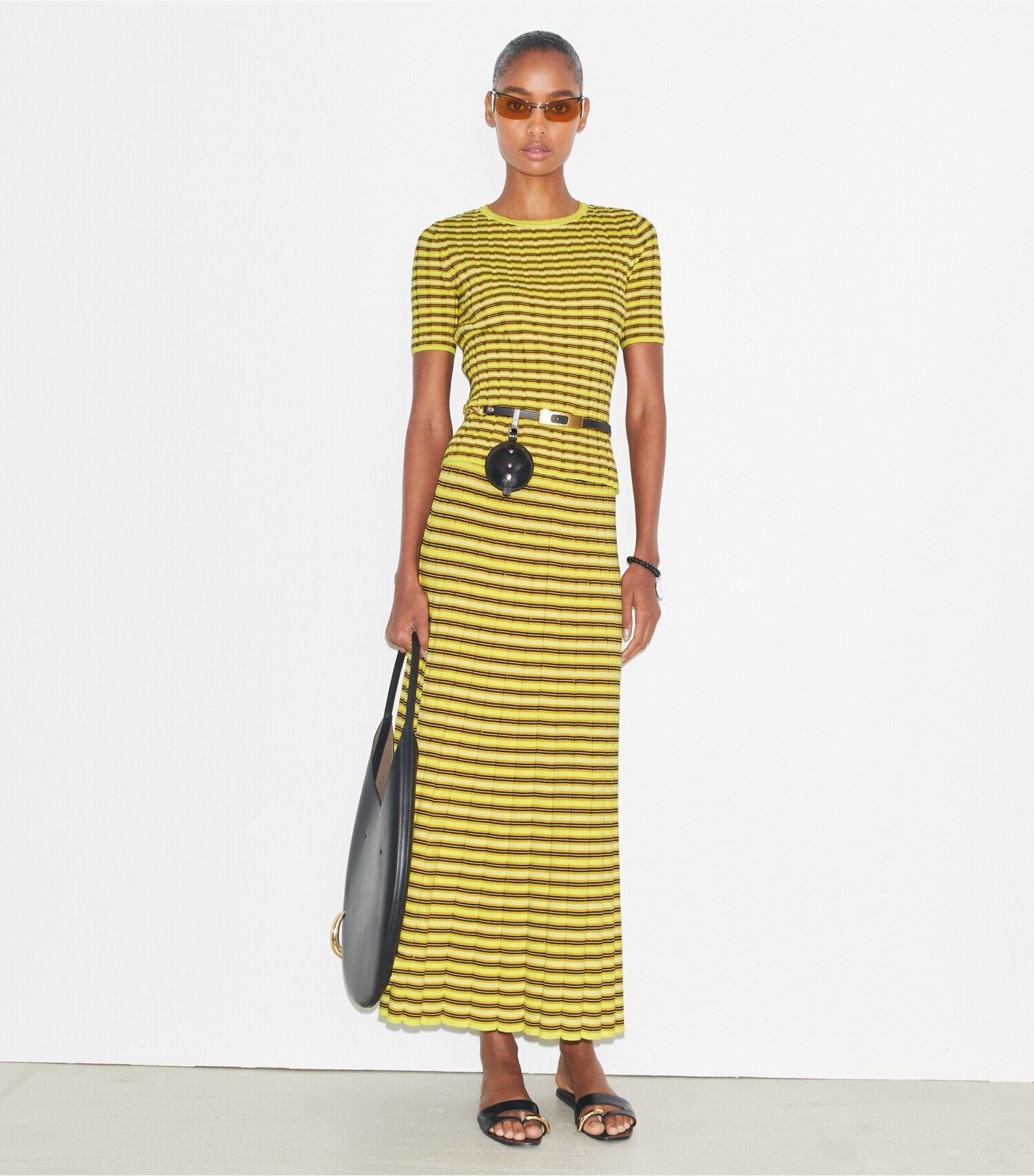 Striped Cotton Skirt