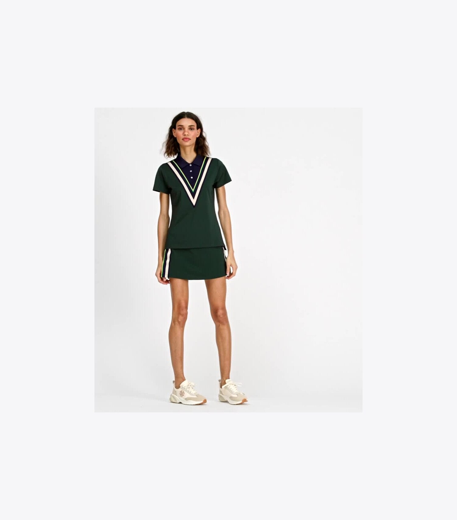 Tech Piqu�� Tennis Skirt