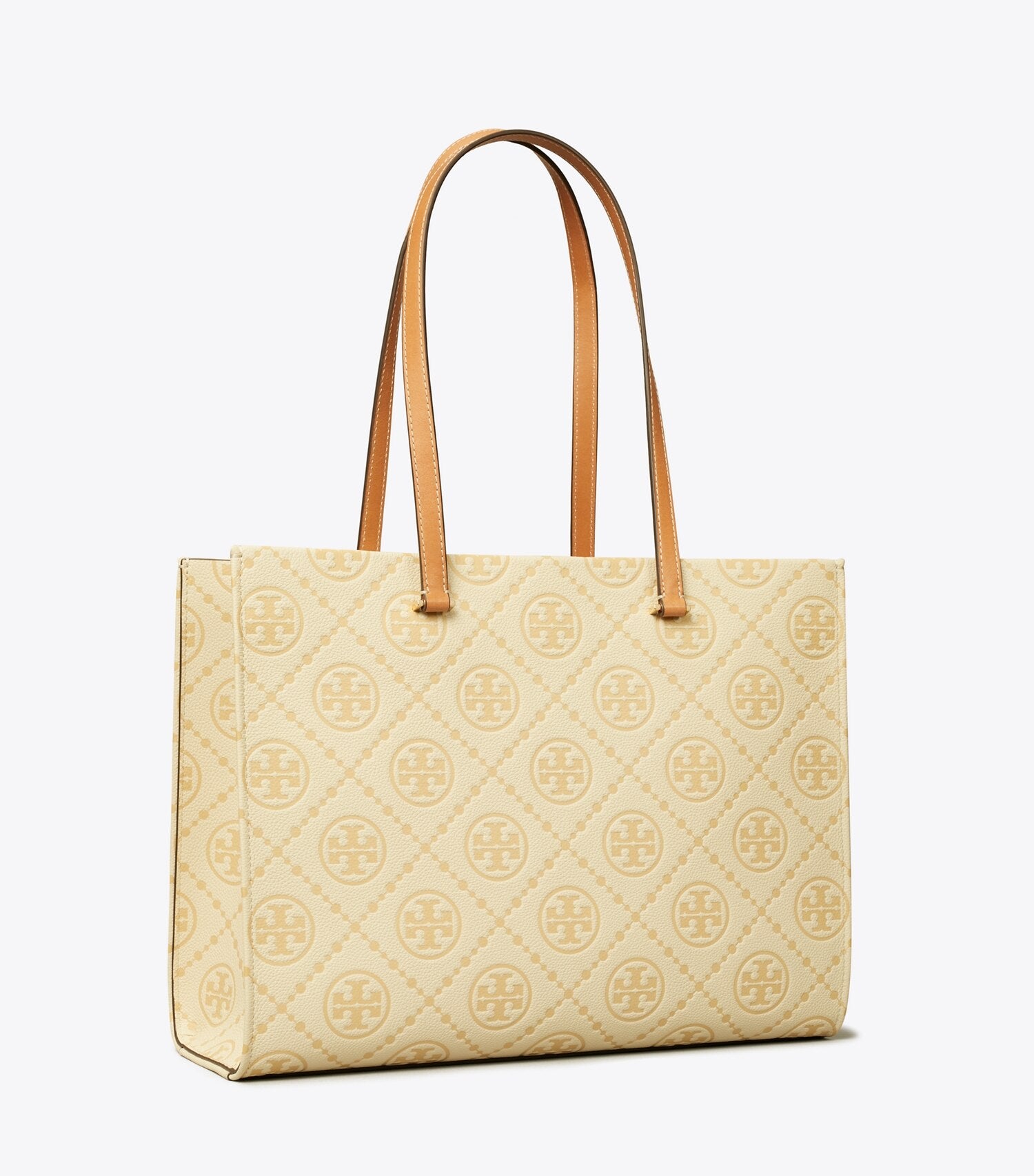 T Monogram Pebble Tote