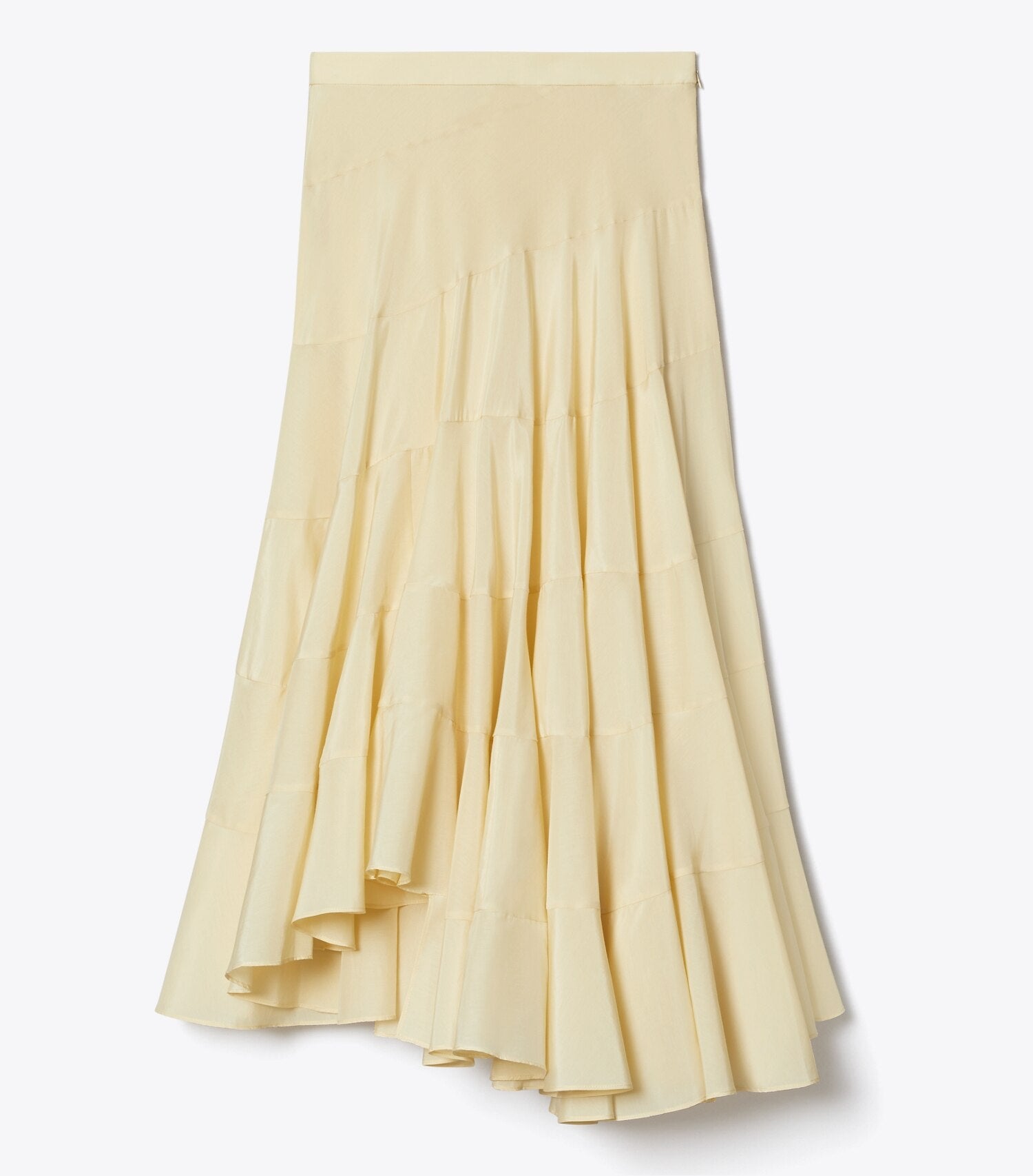Flared Cotton Silk Skirt