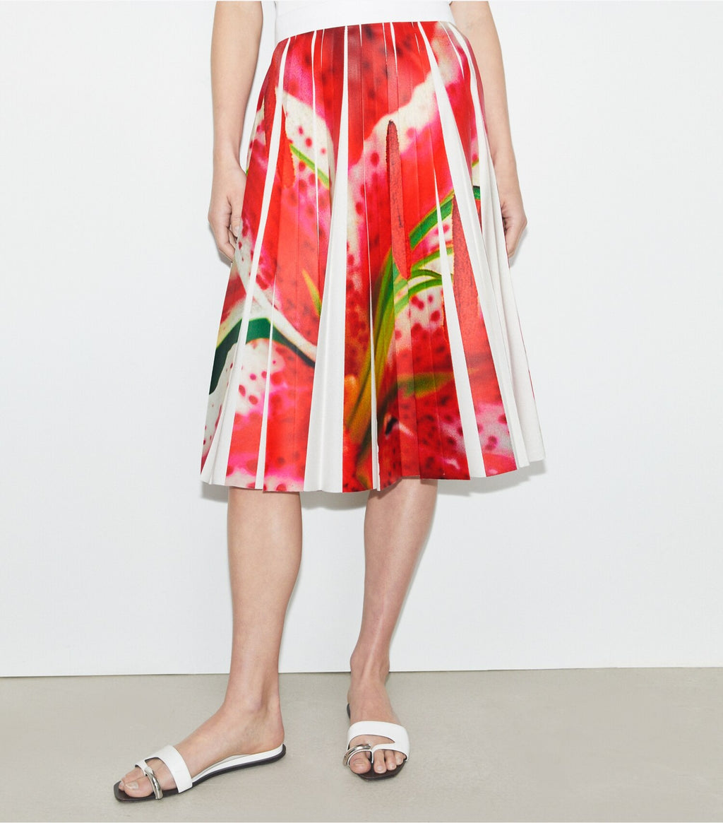 Printed Twill Skirt