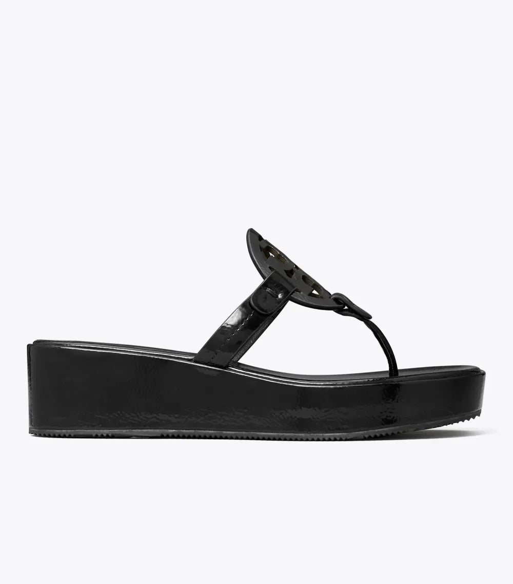 Miller Patent Wedge Sandal