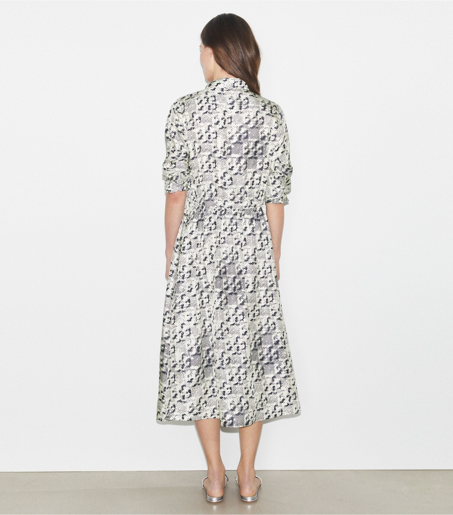 Silk Midi Dress