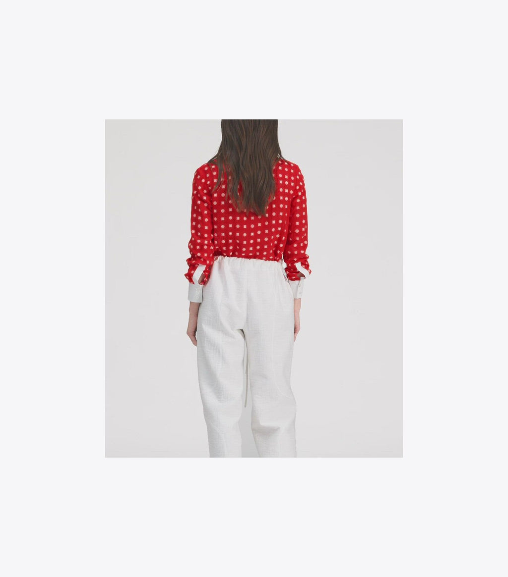 Colorblock Jacquard Shirt
