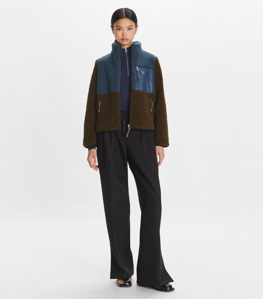 Colorblock Fleece Jacket