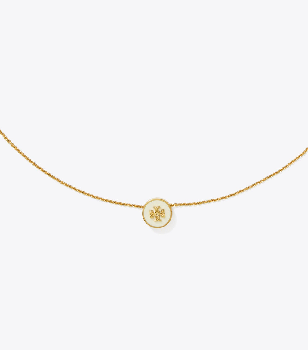 Kira Enamel Pendant Necklace