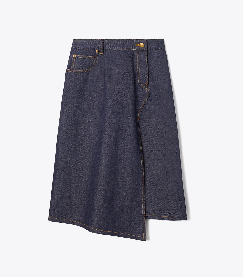 Cotton Denim Skirt