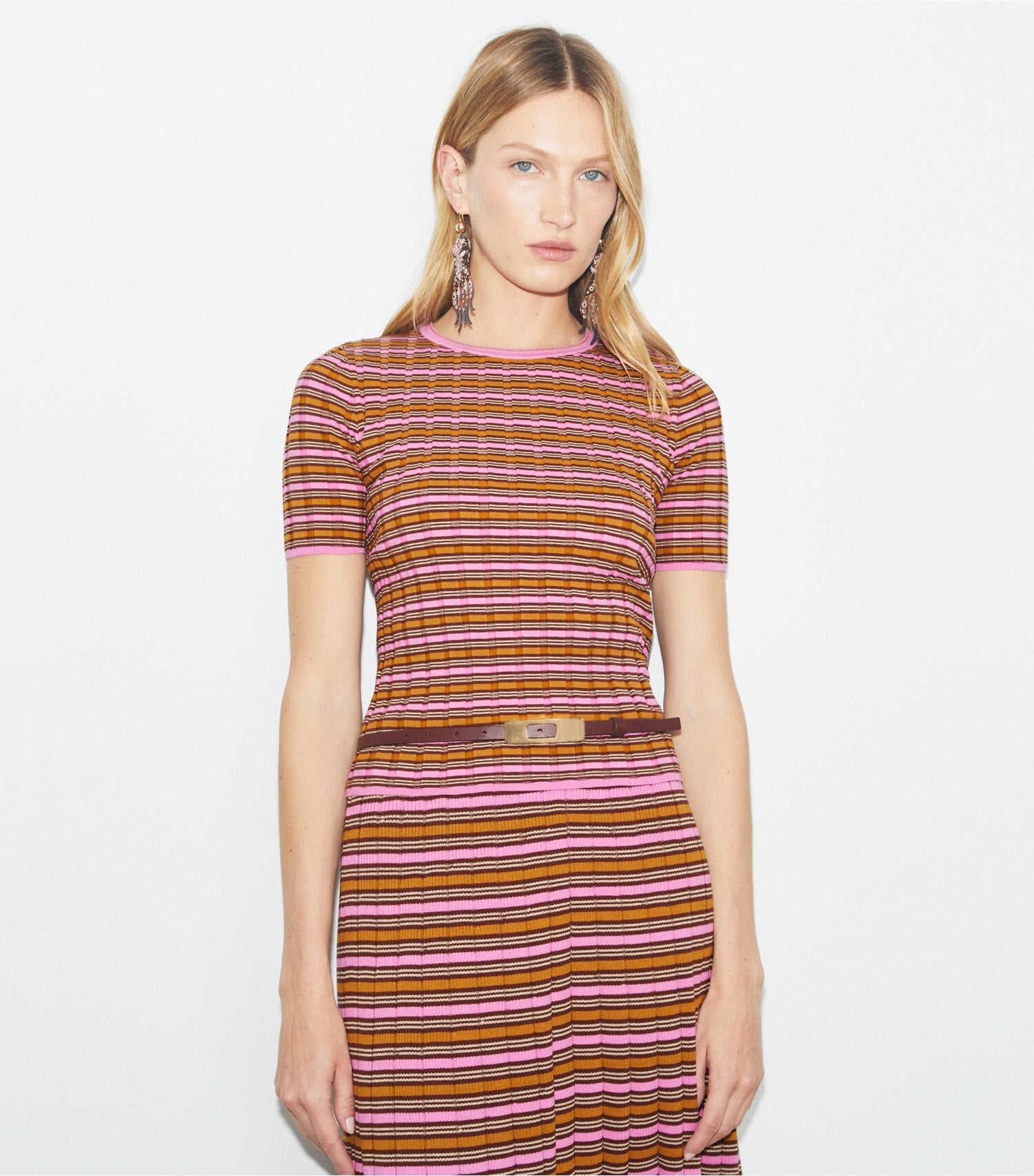 Striped Cotton Sweater