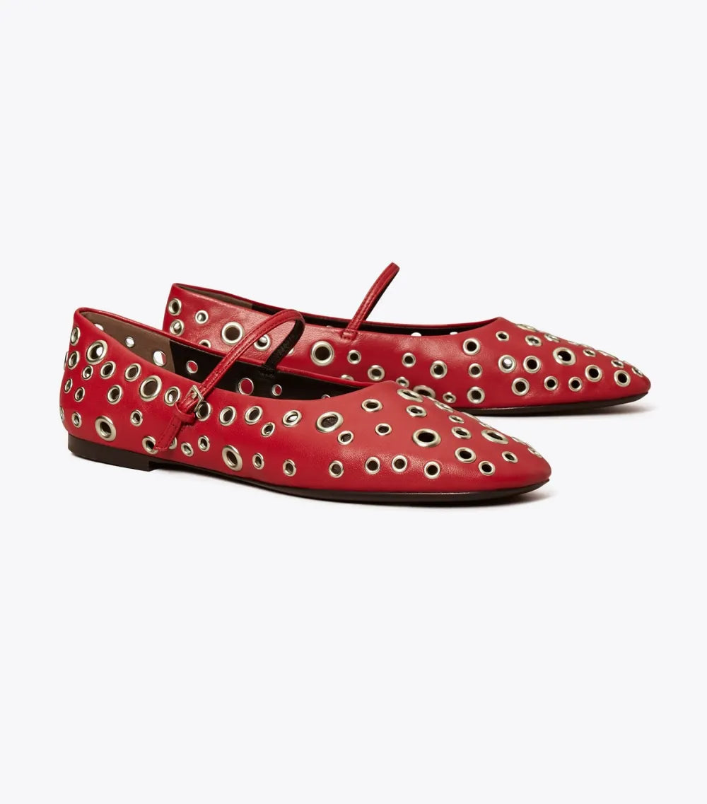 Eyelet Mary Jane Ballet