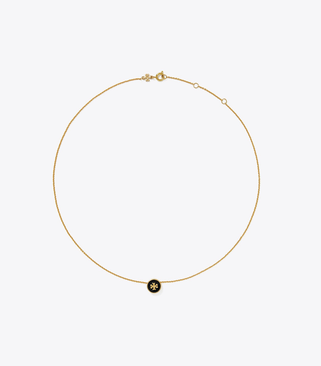 Kira Enamel Pendant Necklace