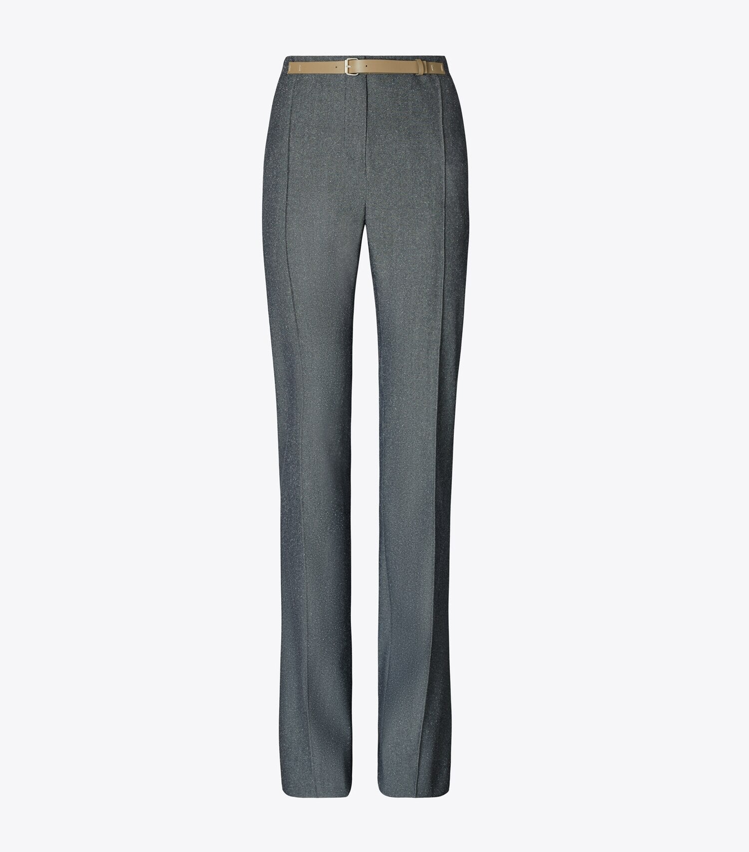 High-Waisted Wool Pants