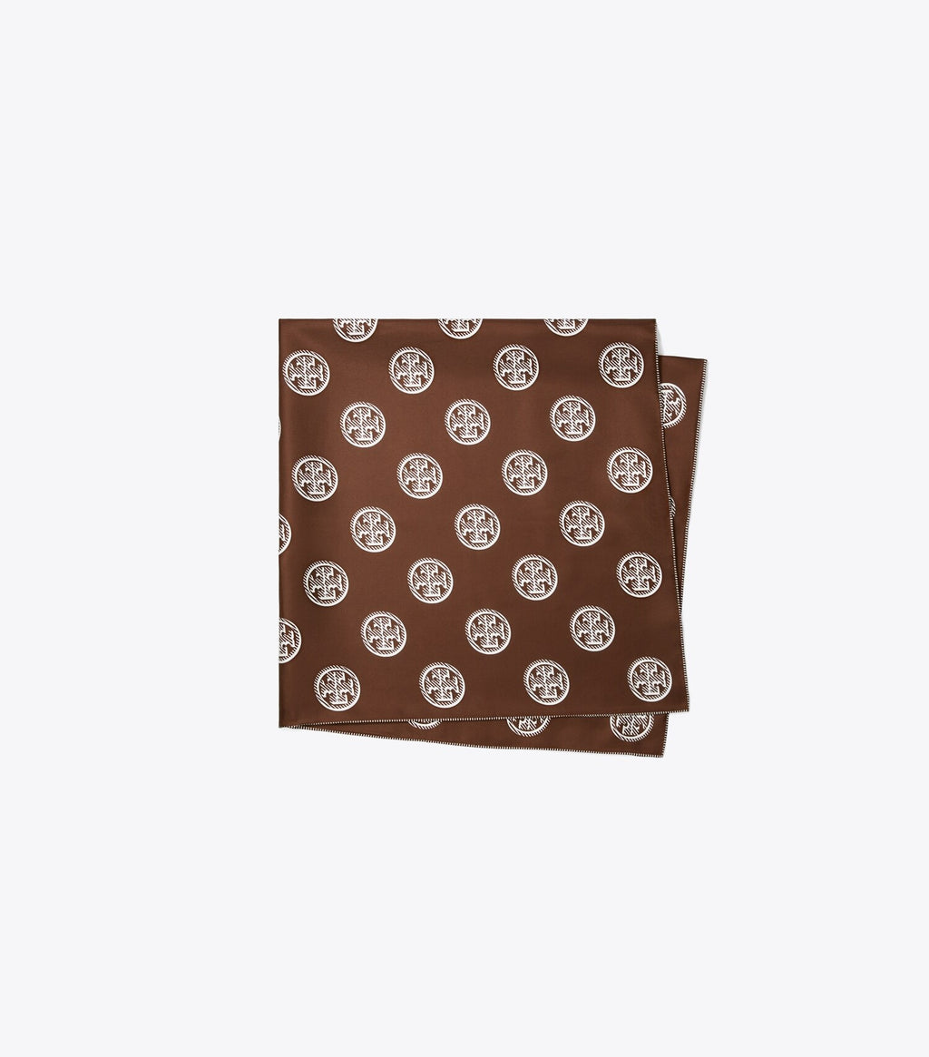 Medallion Logo Silk Square Scarf