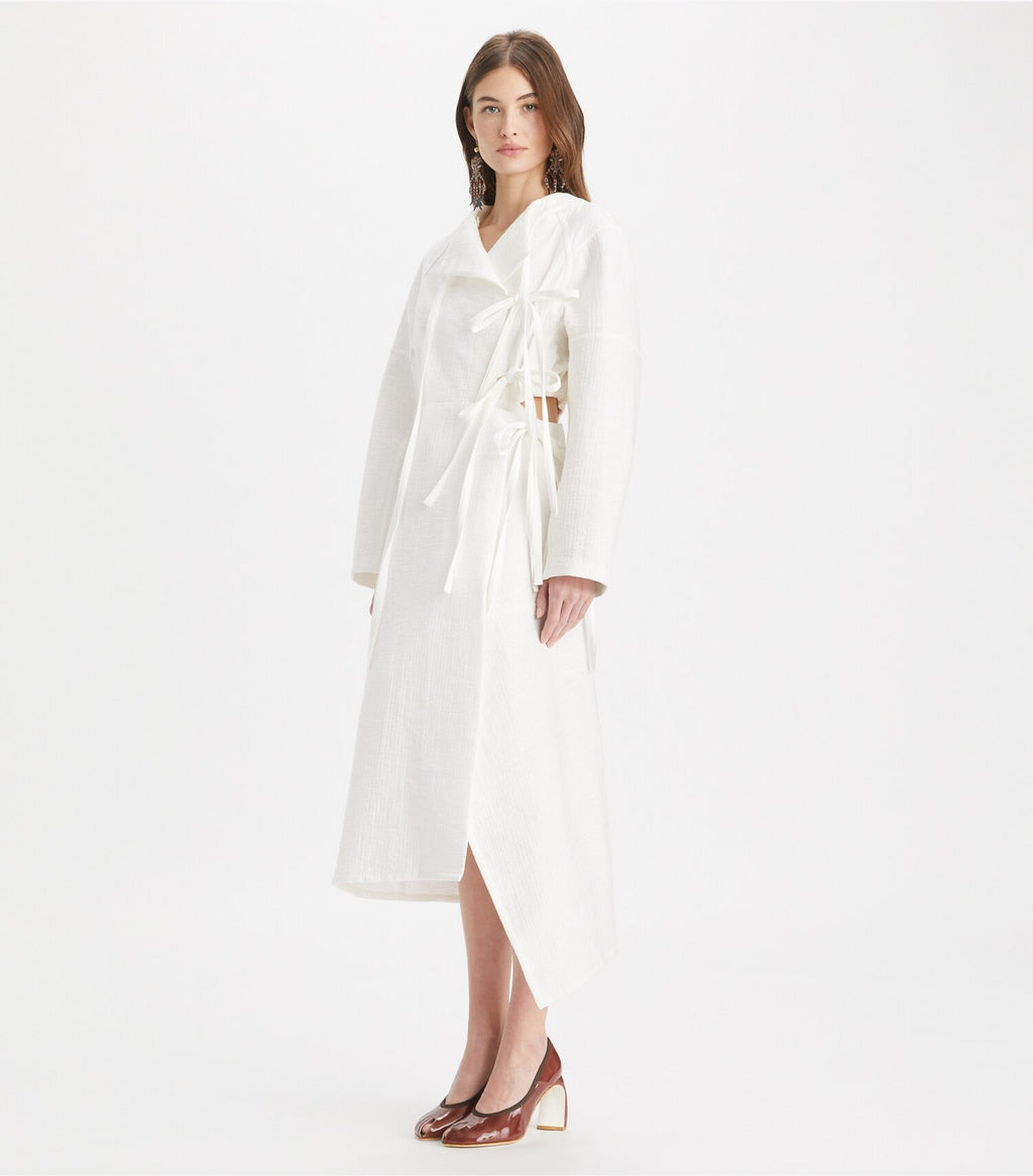 Cotton Wrap Dress