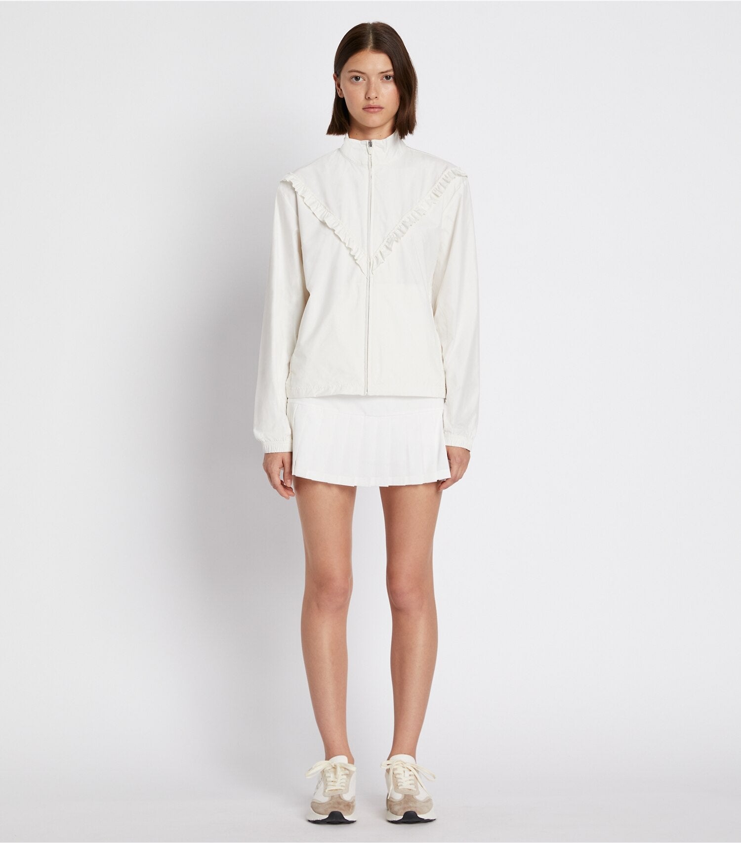 Ruffle Windbreaker