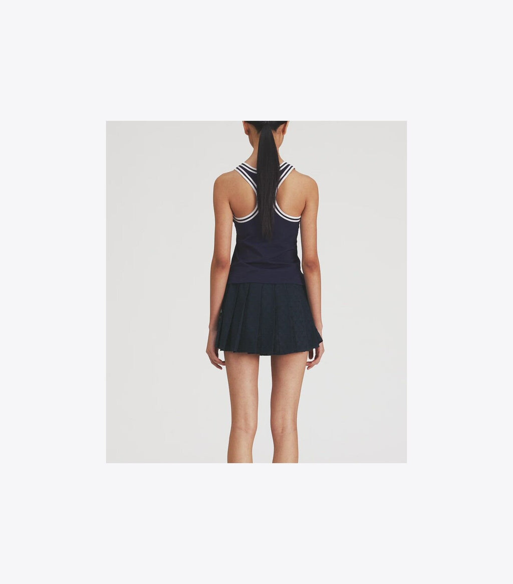 Terry Jacquard Mini Tennis Skirt