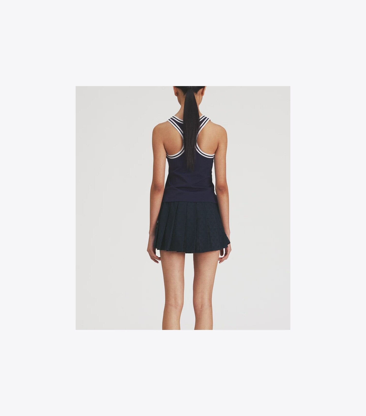 Terry Jacquard Mini Tennis Skirt