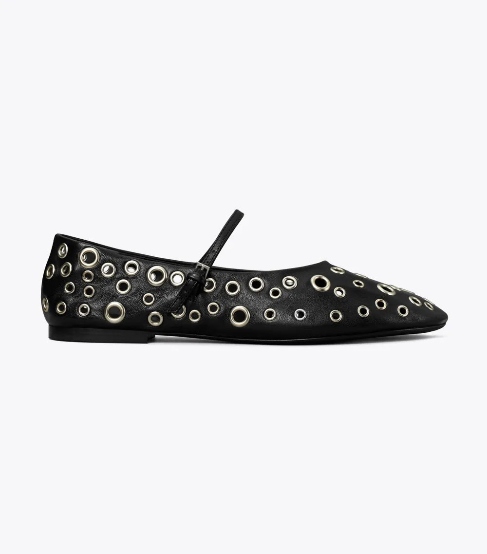 Eyelet Mary Jane Ballet