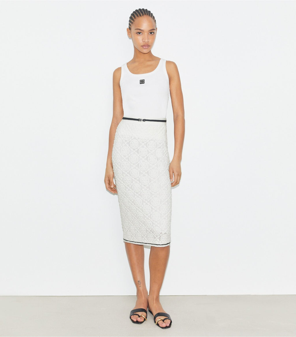 Logo Lace Skirt
