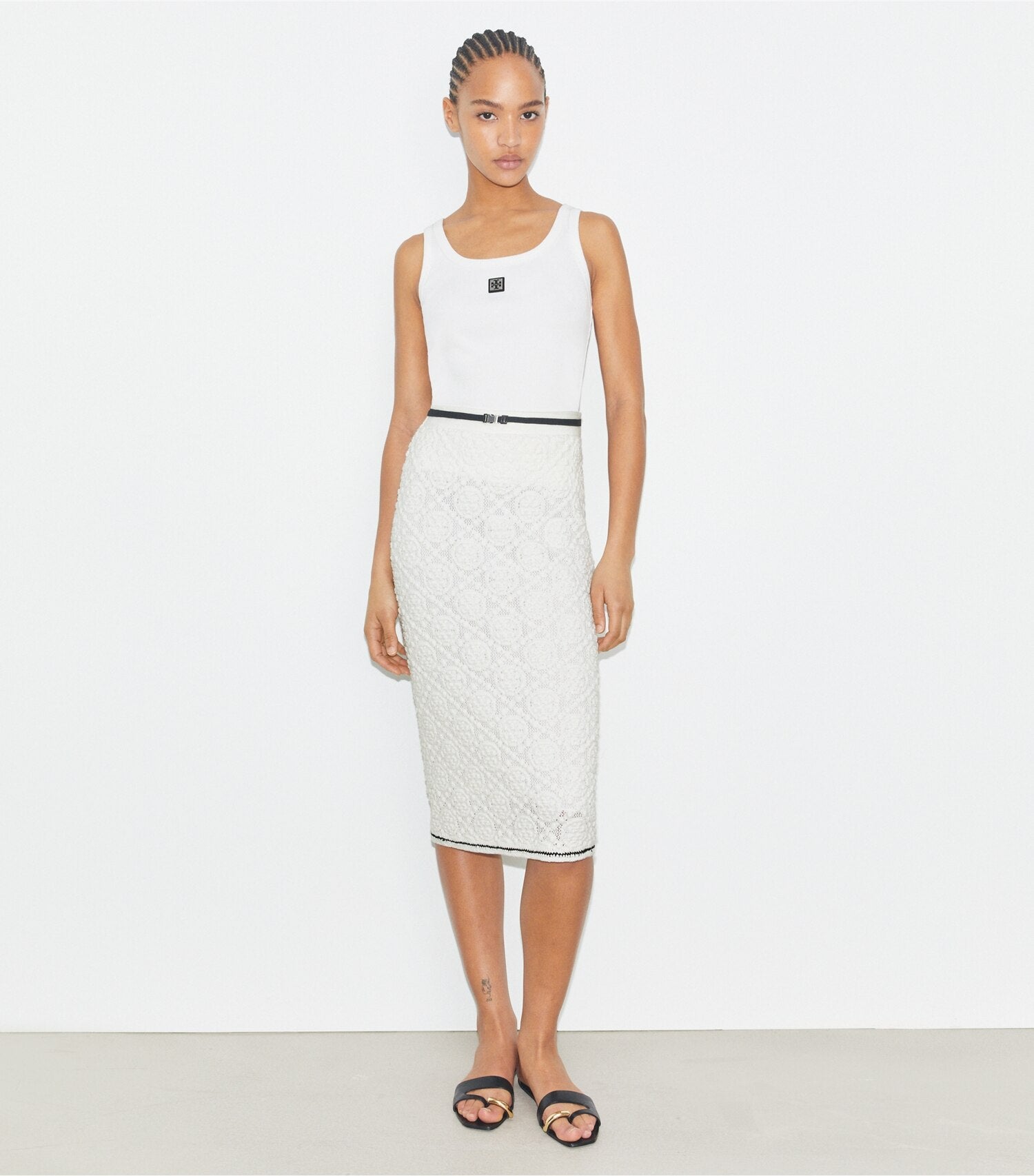 Logo Lace Skirt