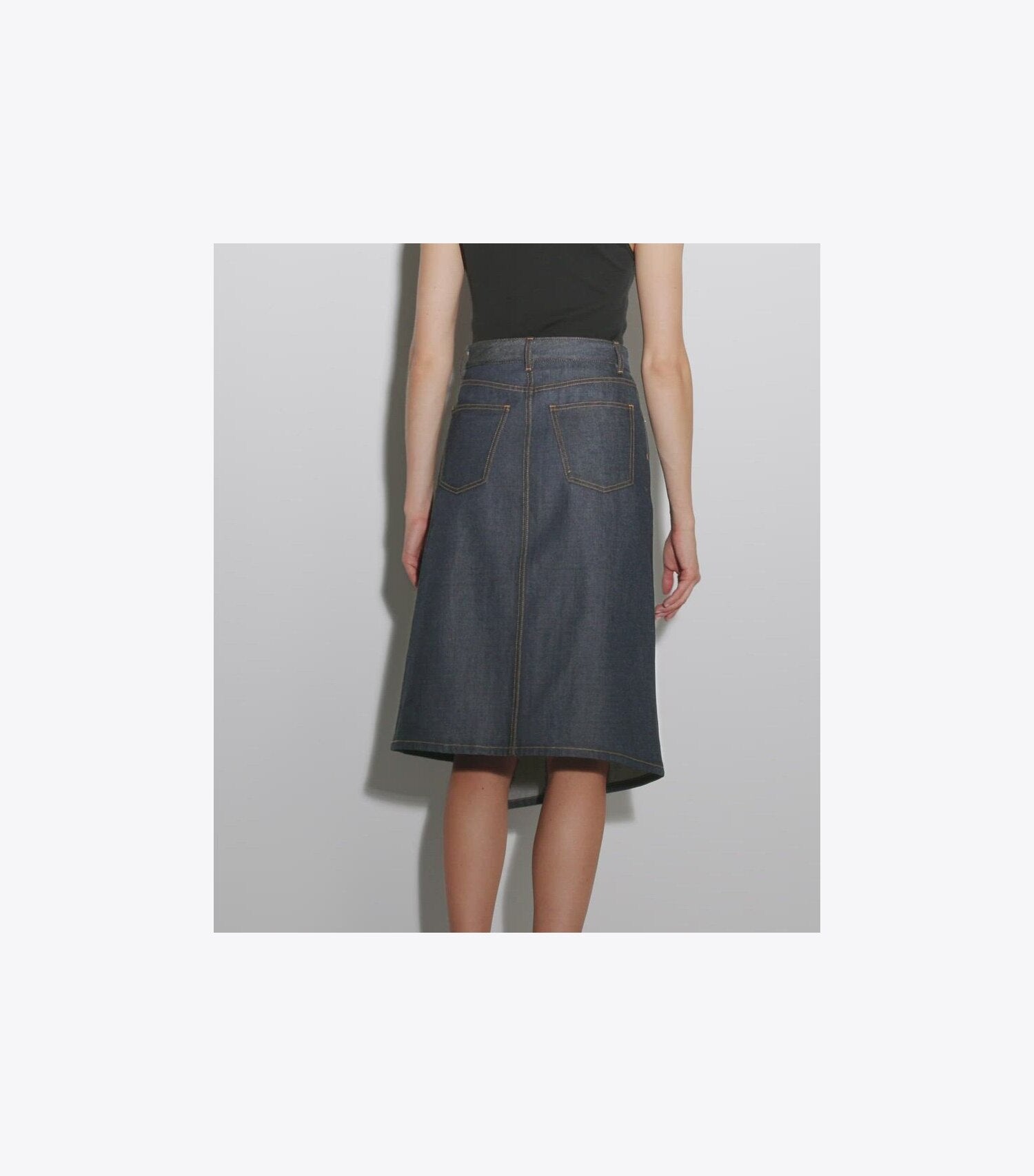 Cotton Denim Skirt