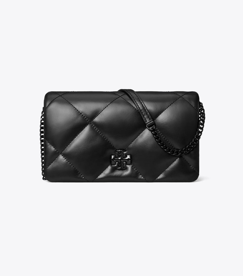 Kira Diamond Quilt Chain Wallet