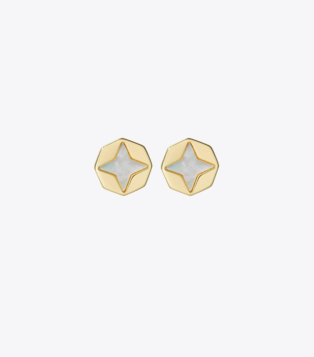 Mother-Of-Pearl Stud Earrings
