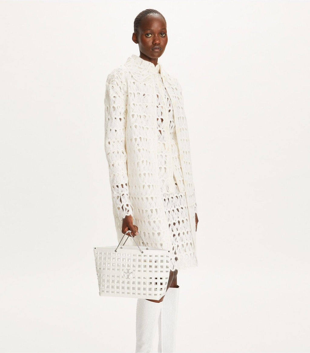 Ella Croc-Embossed Market Tote