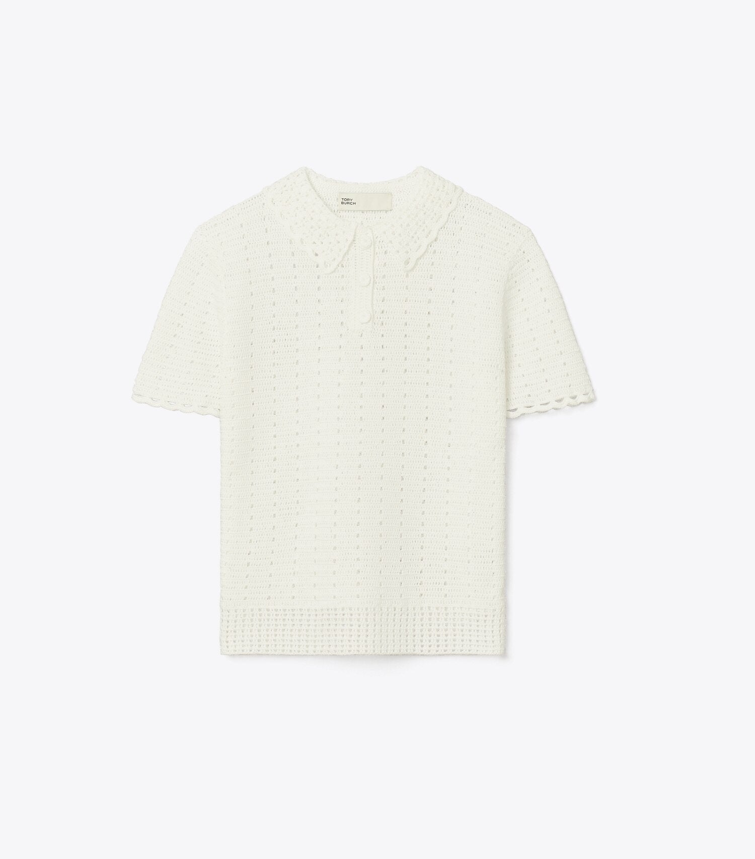 Crochet Cotton Polo