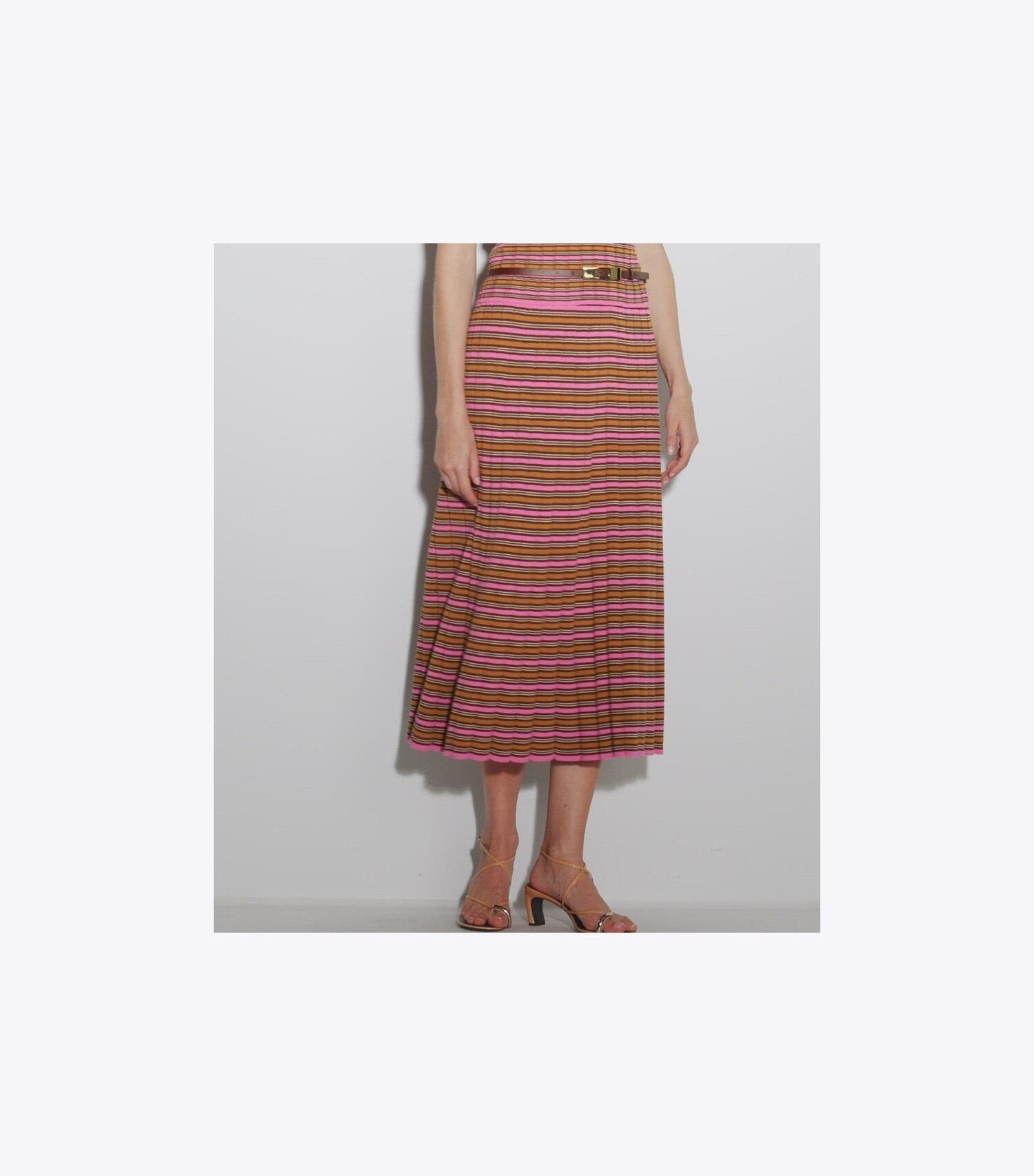 Striped Cotton Skirt