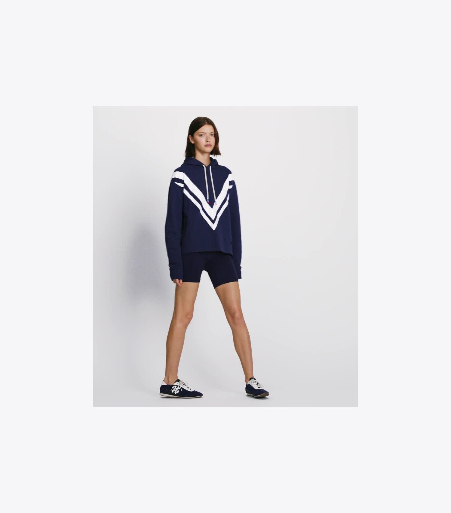 French Terry Chevron Hoodie