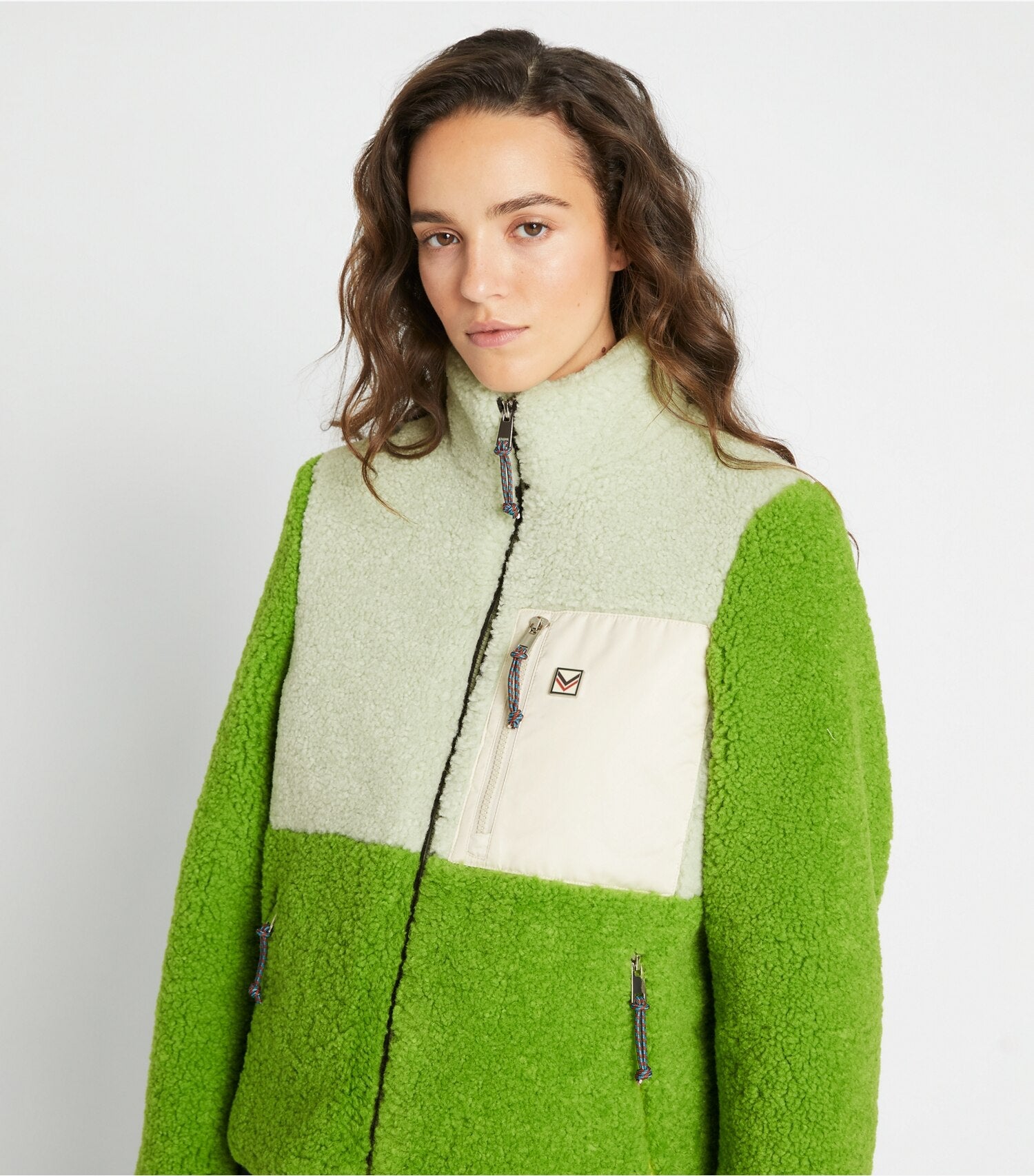 Colorblock Fleece Jacket