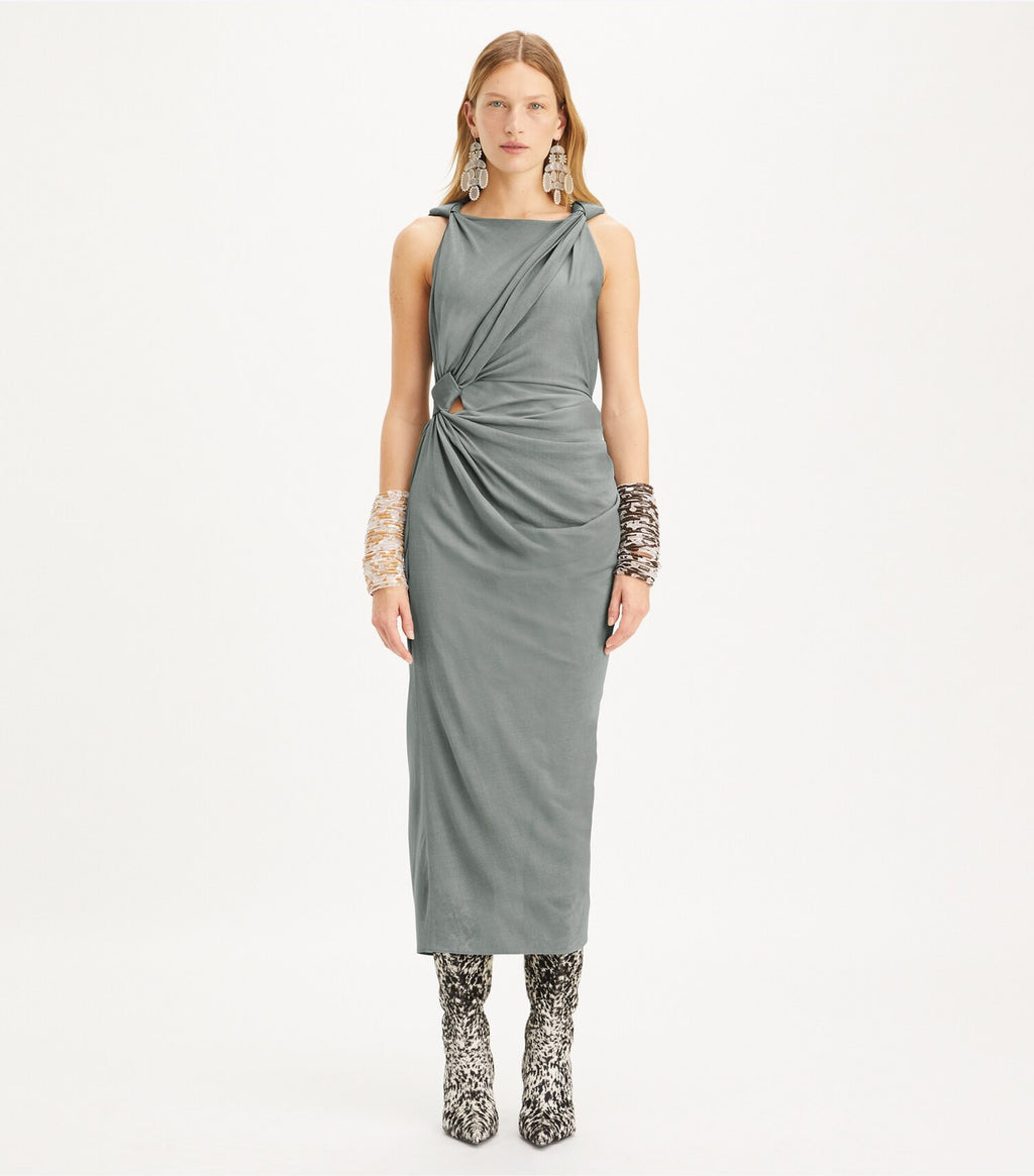Viscose Knot Dress