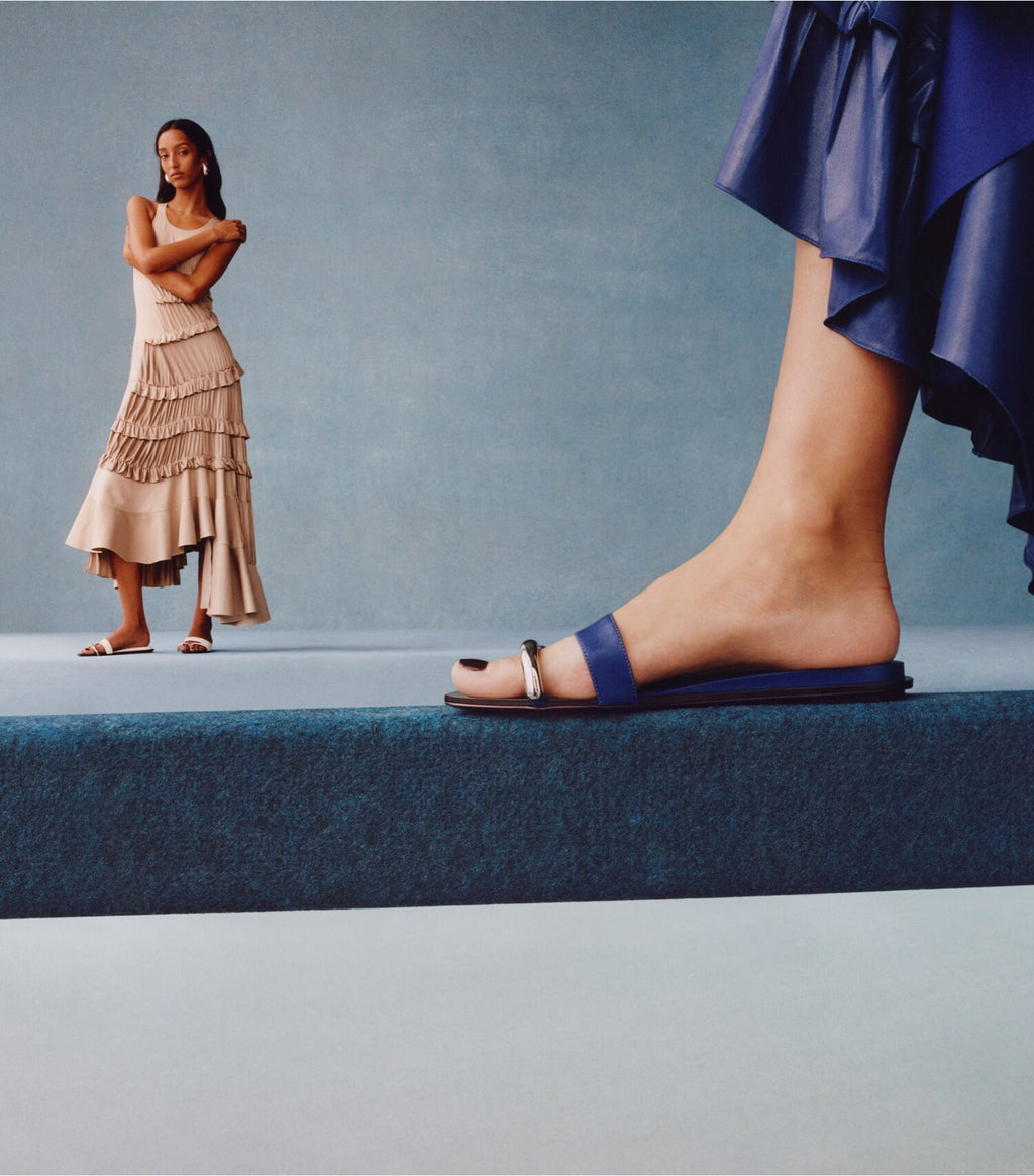 Liquid Jersey Ruffle Skirt