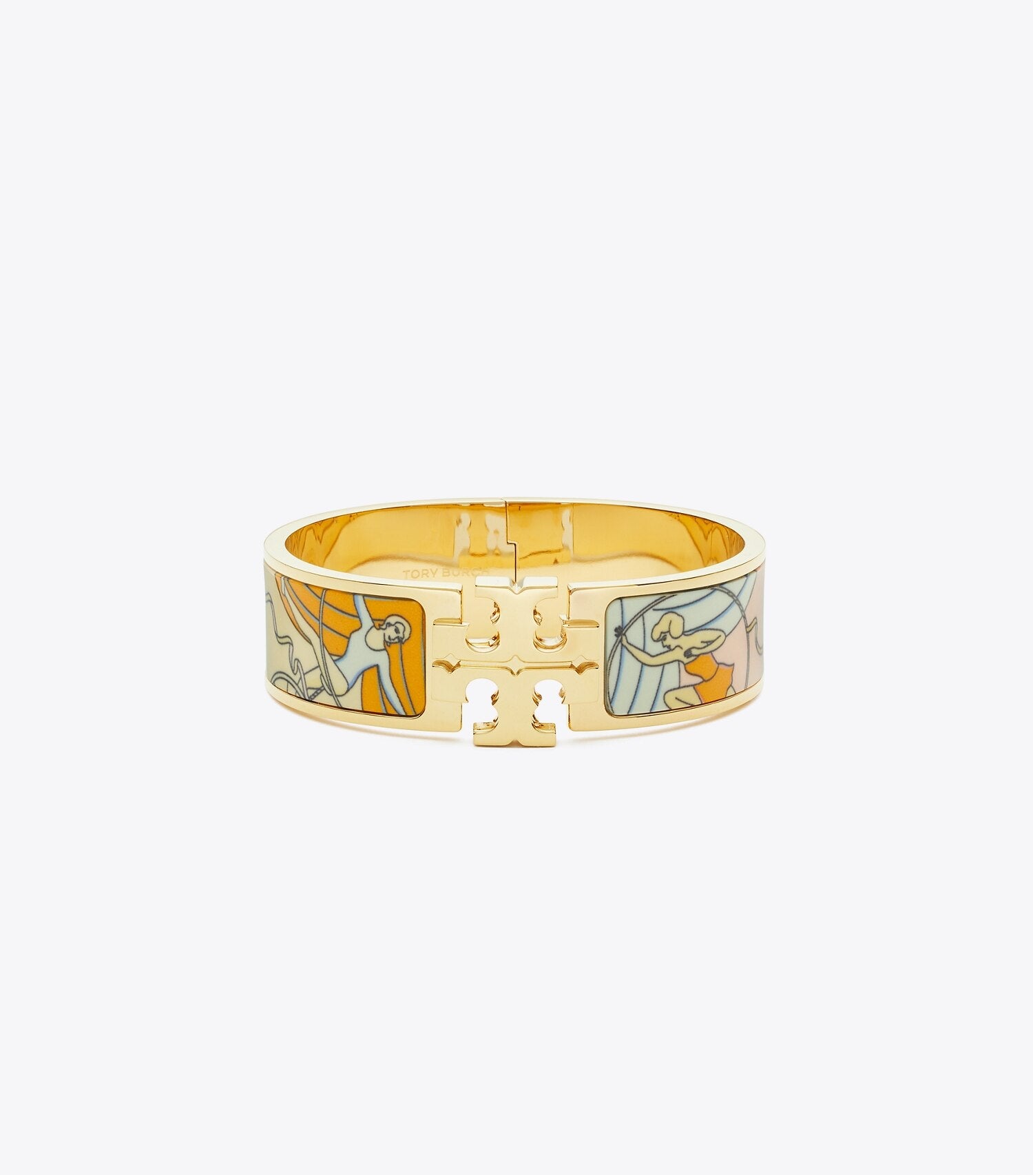 Kira Enamel Wide Bangle