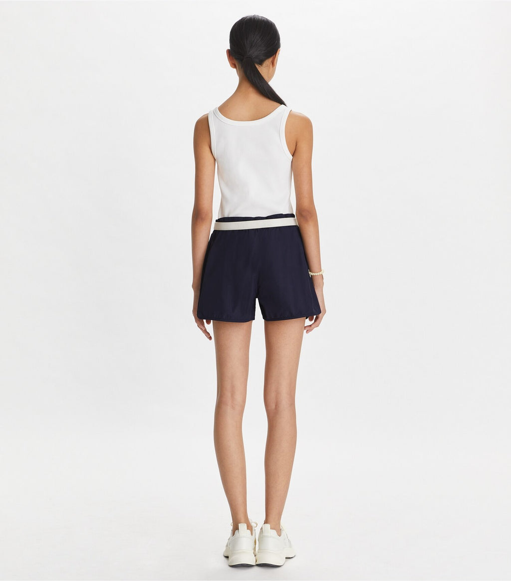 Embroidered Logo Nylon Short