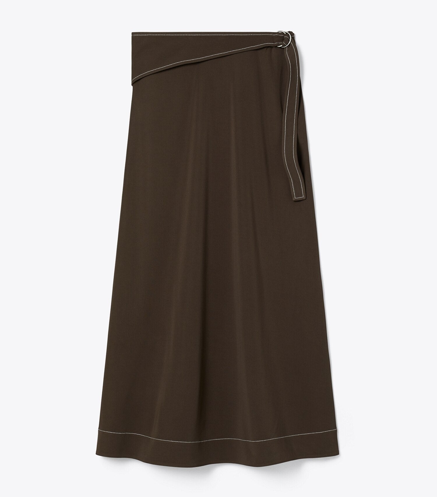 Belted Jersey Skirt
