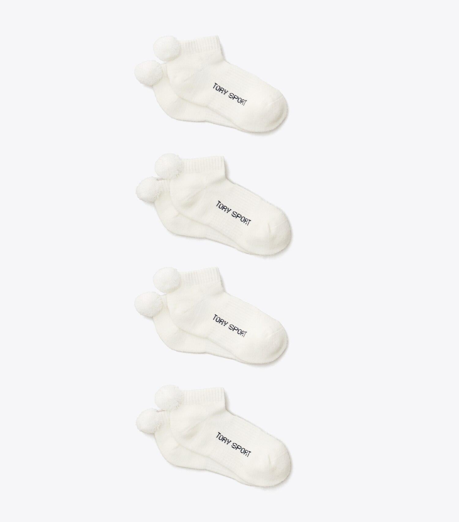 Performance Compression Pom-Pom Socks, 4-Pack