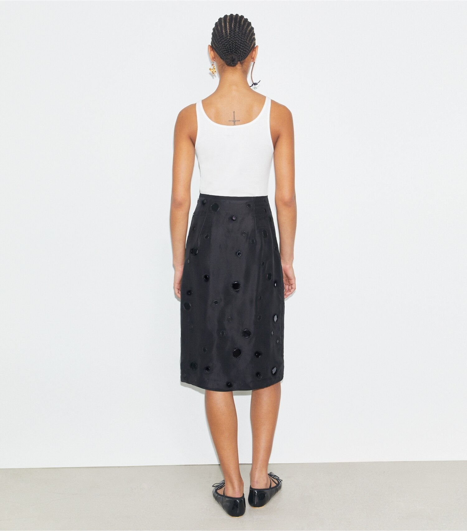 Embellished Mirror Skirt