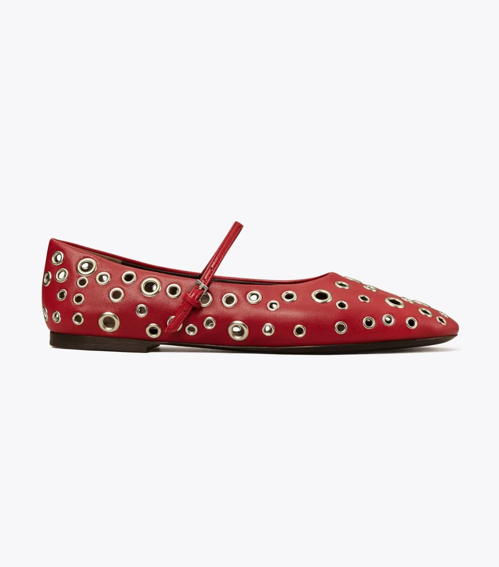 Eyelet Mary Jane Ballet
