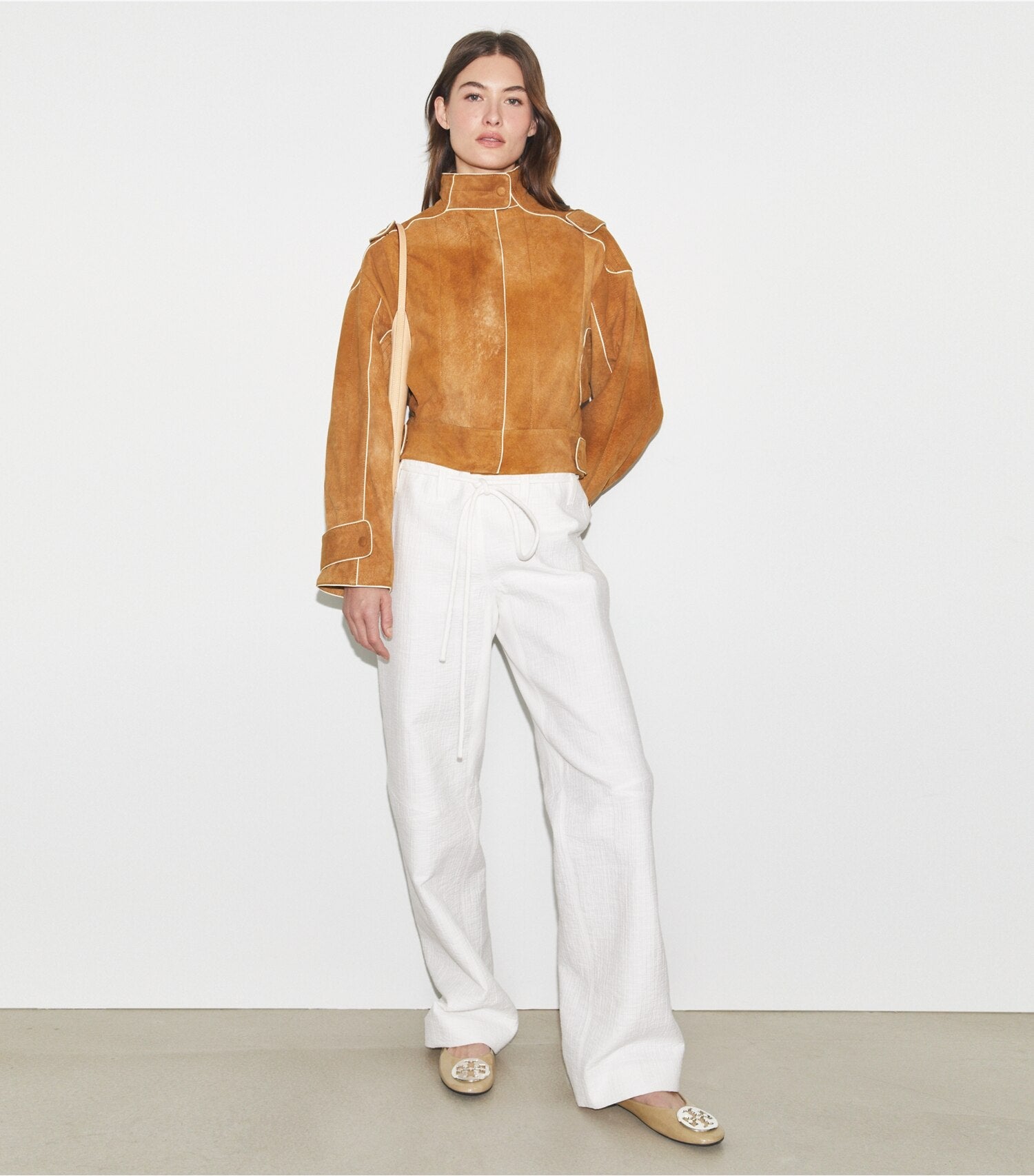 Suede Bomber Jacket