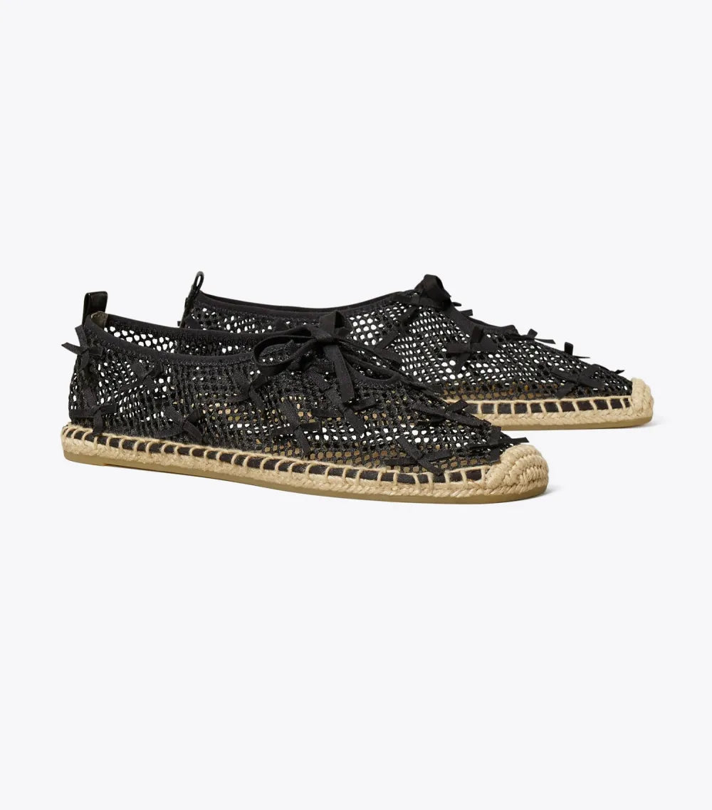 Mini Bow Mesh Espadrille