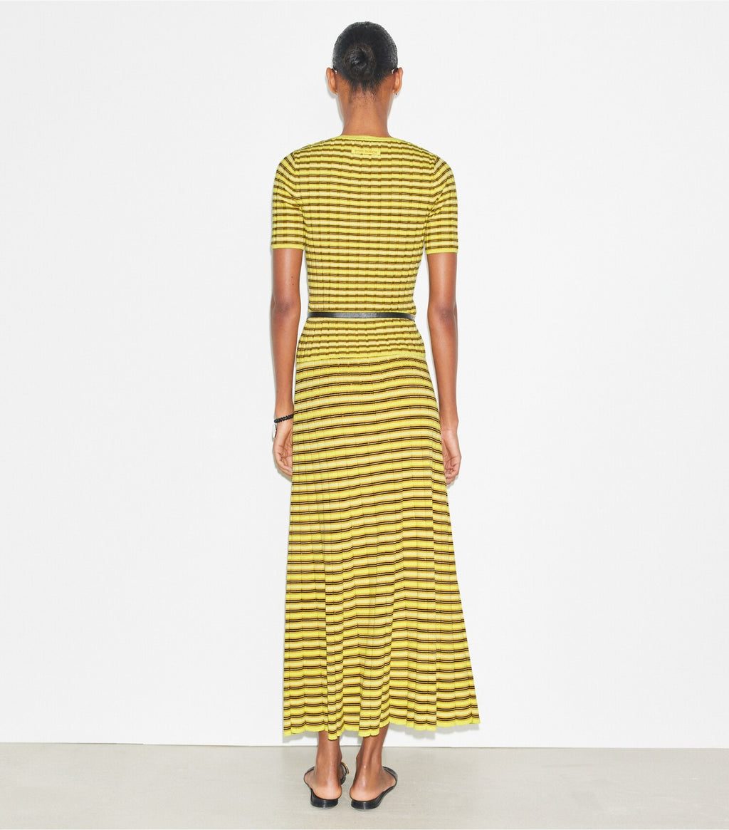 Striped Cotton Skirt