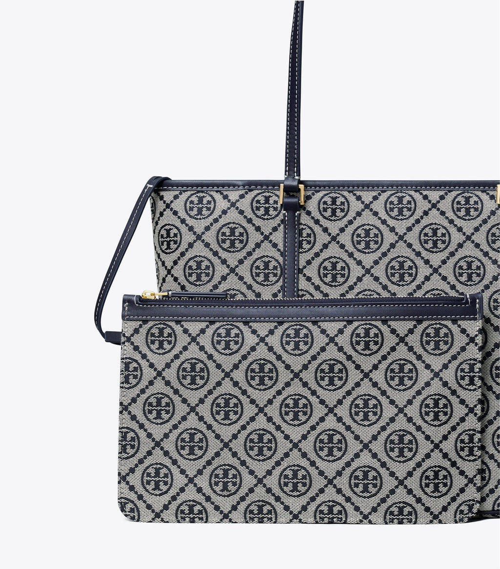 T Monogram Small Zip Tote