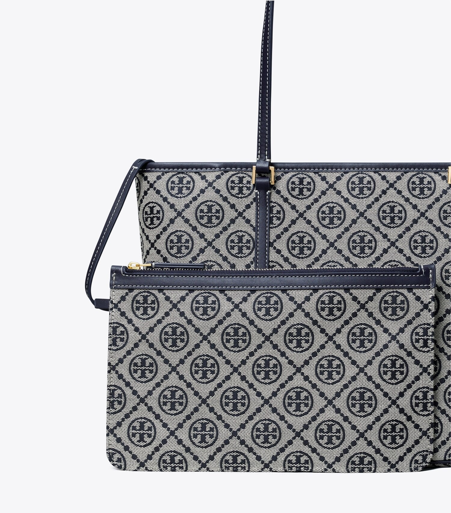 T Monogram Small Zip Tote