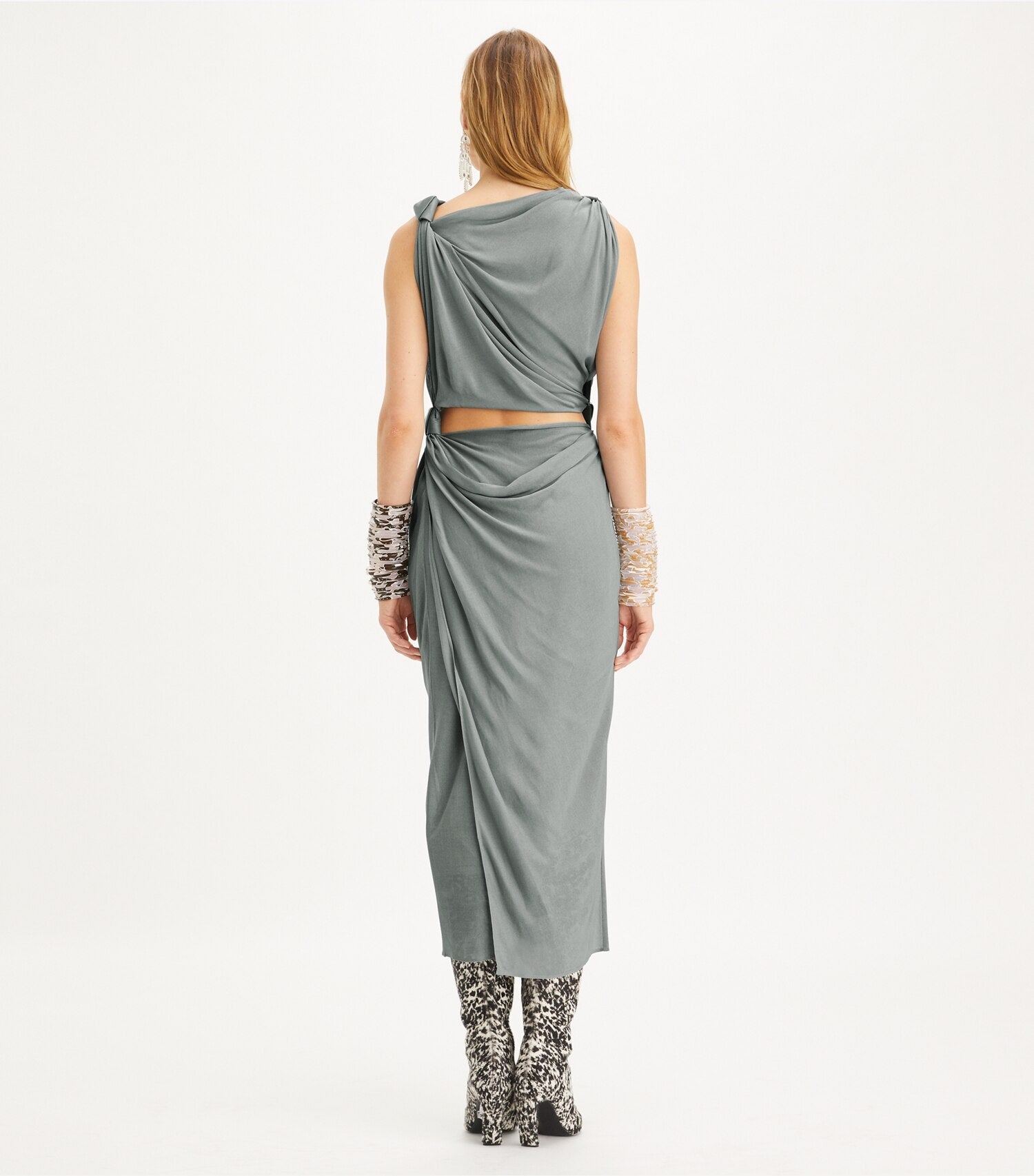 Viscose Knot Dress