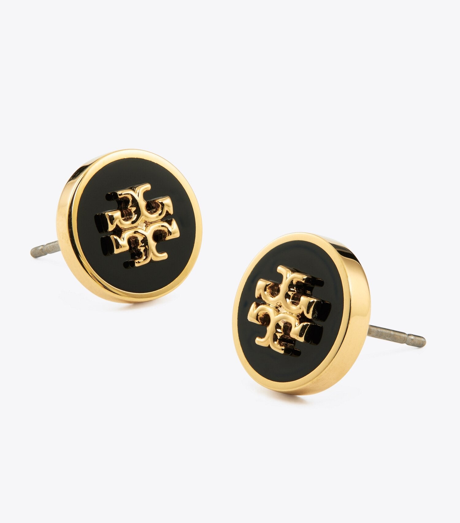 Kira Enamel Circle-Stud Earring